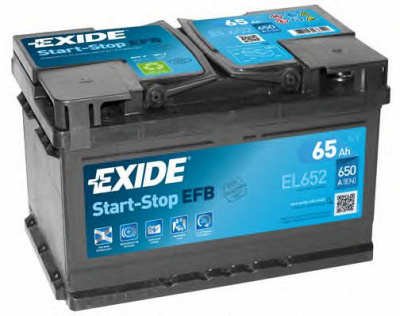 EXIDE el652 -  Стартерная аккумуляторная батарея| Стартерная аккумуляторная батарея