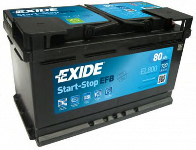 EXIDE el800 -  Стартерная аккумуляторная батарея| Стартерная аккумуляторная батарея