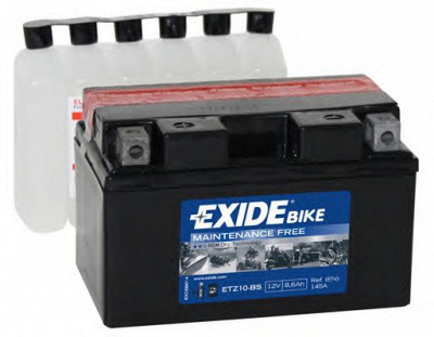 EXIDE etz10bs -  Батарея аккумуляторная, 12в 8.6а/ч