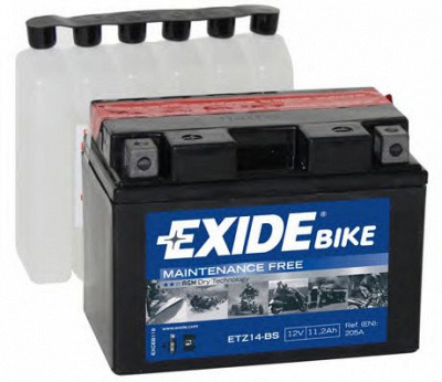 EXIDE etz14bs -  Батарея аккумуляторная, 12в 11.2а/ч