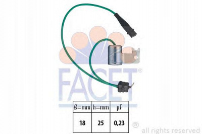 FACET 00179112 -  Конденсатор, система зажигания
