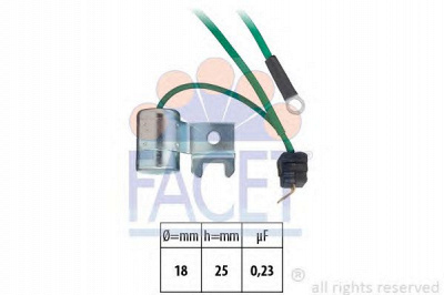 FACET 0017974 -  Конденсатор, система зажигания