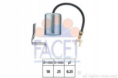 FACET 00617 -  Конденсатор, система зажигания