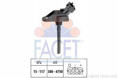 FACET 103054 -  Датчик давления воздуха, высотный корректор| Датчик, давление во впускном газопроводе