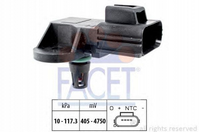 FACET 103100 -  Датчик давления воздуха, высотный корректор| Датчик, давление во впускном газопроводе
