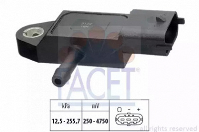 FACET 103122 -  Датчик давления воздуха, высотный корректор