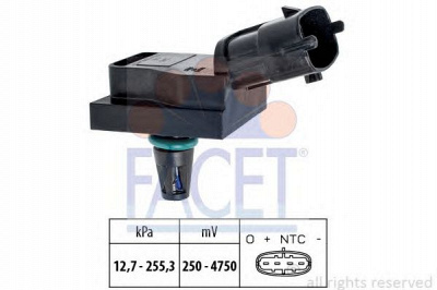 FACET 103246 -  Датчик давления воздуха, высотный корректор