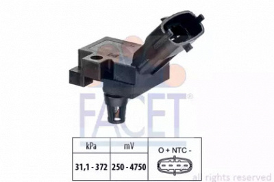 FACET 103248 -  Датчик давления воздуха, высотный корректор