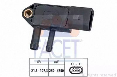 FACET 103266 -  Датчик, давление выхлопных газов