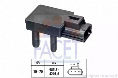 FACET 103277 -  Датчик, давление выхлопных газов