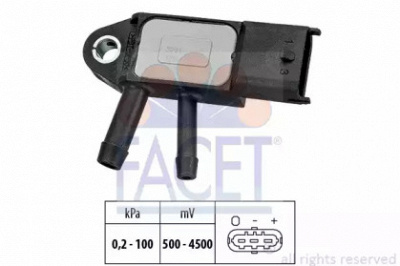 FACET 103291 -  Датчик давления воздуха, высотный корректор