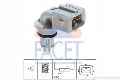 FACET 104002 -  Датчик, температура впускаемого воздуха