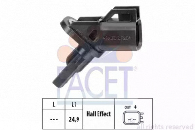 FACET 210001 -  Датчик, частота вращения колеса