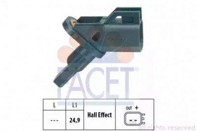 FACET 210002 -  Датчик, частота вращения колеса