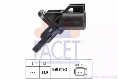 FACET 210005 - Датчик, частота вращения колеса