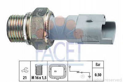 FACET 70130 -  Датчик давления масла