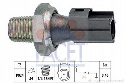 FACET 70145 -  Датчик давления масла