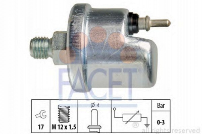 FACET 70630 -  Датчик, давление масла