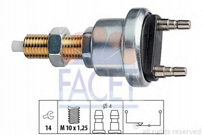 FACET 71006 -  Выключатель фонаря сигнала торможения| Выключатель, привод сцепления (Tempomat)