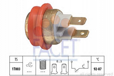 FACET 75042 -  Термовыключатель, вентилятор радиатора