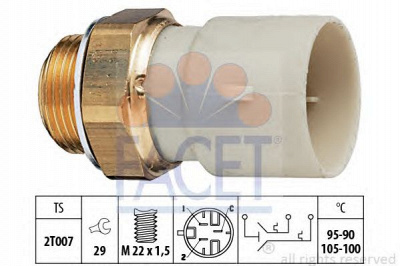 FACET 75688 -  Термовыключатель, вентилятор радиатора