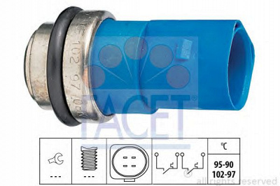FACET 75692 -  Термовыключатель, вентилятор радиатора