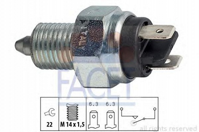 FACET 76001 -  Выключатель, фара заднего хода