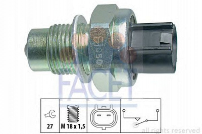 FACET 76295 -  Выключатель, фара заднего хода