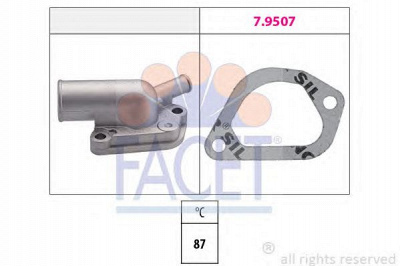FACET 78163 -  Термостат, охлаждающая жидкость