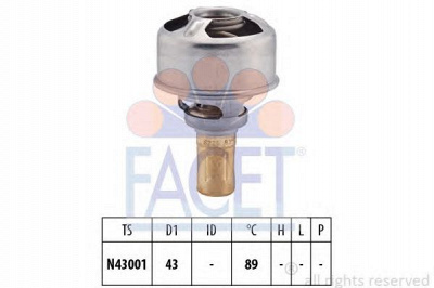 FACET 78246 -  Термостат, охлаждающая жидкость