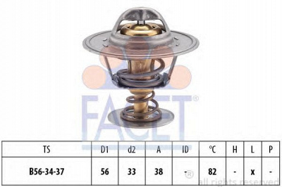 FACET 78251s -  Термостат, охлаждающая жидкость