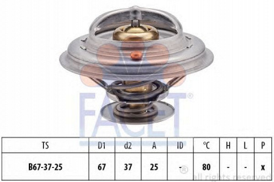 FACET 78259s -  Термостат, охлаждающая жидкость