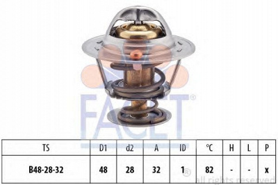 FACET 78289s -  Термостат, охлаждающая жидкость