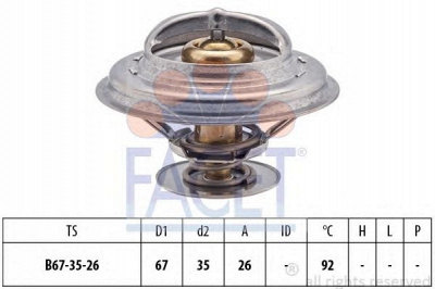 FACET 78302s -  Термостат, охлаждающая жидкость