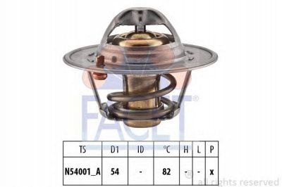 FACET 78337s -  Термостат, охлаждающая жидкость