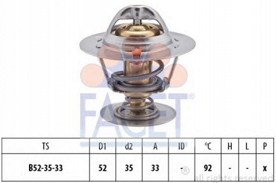 FACET 78396s -  Термостат, охлаждающая жидкость