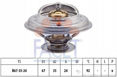 FACET 78401s -  Термостат, охлаждающая жидкость