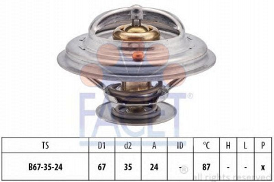 FACET 78410s -  Термостат, охлаждающая жидкость