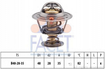 FACET 78415s -  Термостат, охлаждающая жидкость