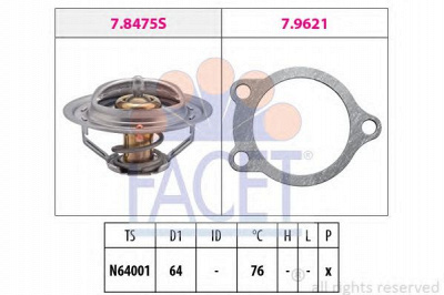 FACET 78475 -  Термостат, охлаждающая жидкость