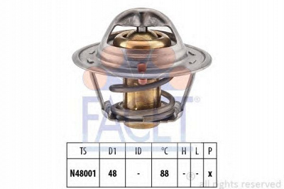 FACET 78480s -  Термостат, охлаждающая жидкость