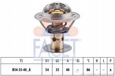 FACET 78498s -  Термостат, охлаждающая жидкость