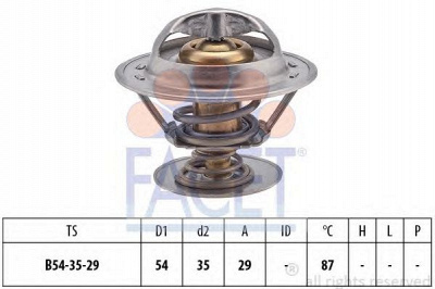 FACET 78515s -  Термостат, охлаждающая жидкость
