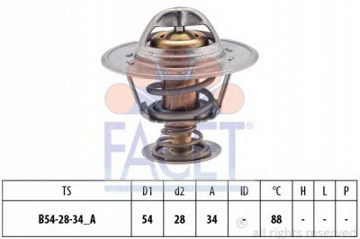 FACET 78536s -  Термостат, охлаждающая жидкость