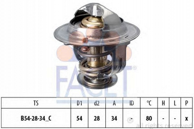 FACET 78694s -  Термостат, охлаждающая жидкость