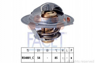 FACET 78801s -  Термостат, охлаждающая жидкость