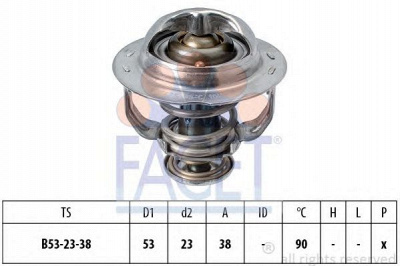 FACET 78957s -  Термостат, охлаждающая жидкость