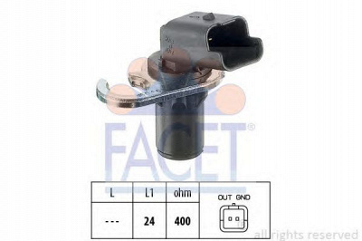 FACET 90293 -  Датчик импульсов Датчик импульсов, маховик| Датчик частоты вращения, управление двигателем| Датчик, положение распределительного вала| Датчик частоты вращения, автоматическая коробка передач