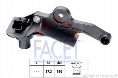 FACET 90298 -  Датчик импульсов Датчик импульсов, маховик| Датчик частоты вращения, управление двигателем| Датчик, положение распределительного вала| Датчик частоты вращения, автоматическая коробка передач
