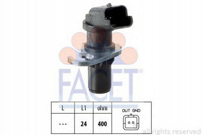 FACET 90305 -  Датчик импульсов Датчик импульсов, маховик| Датчик частоты вращения, управление двигателем| Датчик, положение распределительного вала| Датчик частоты вращения, автоматическая коробка передач